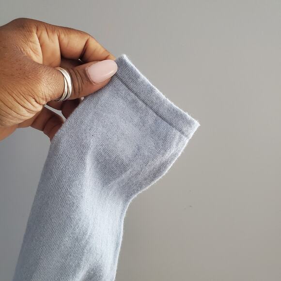 Acrobat Blue Lightweight Hi-Low Hem Oversized Sweater XS/S - Picture 5 of 8